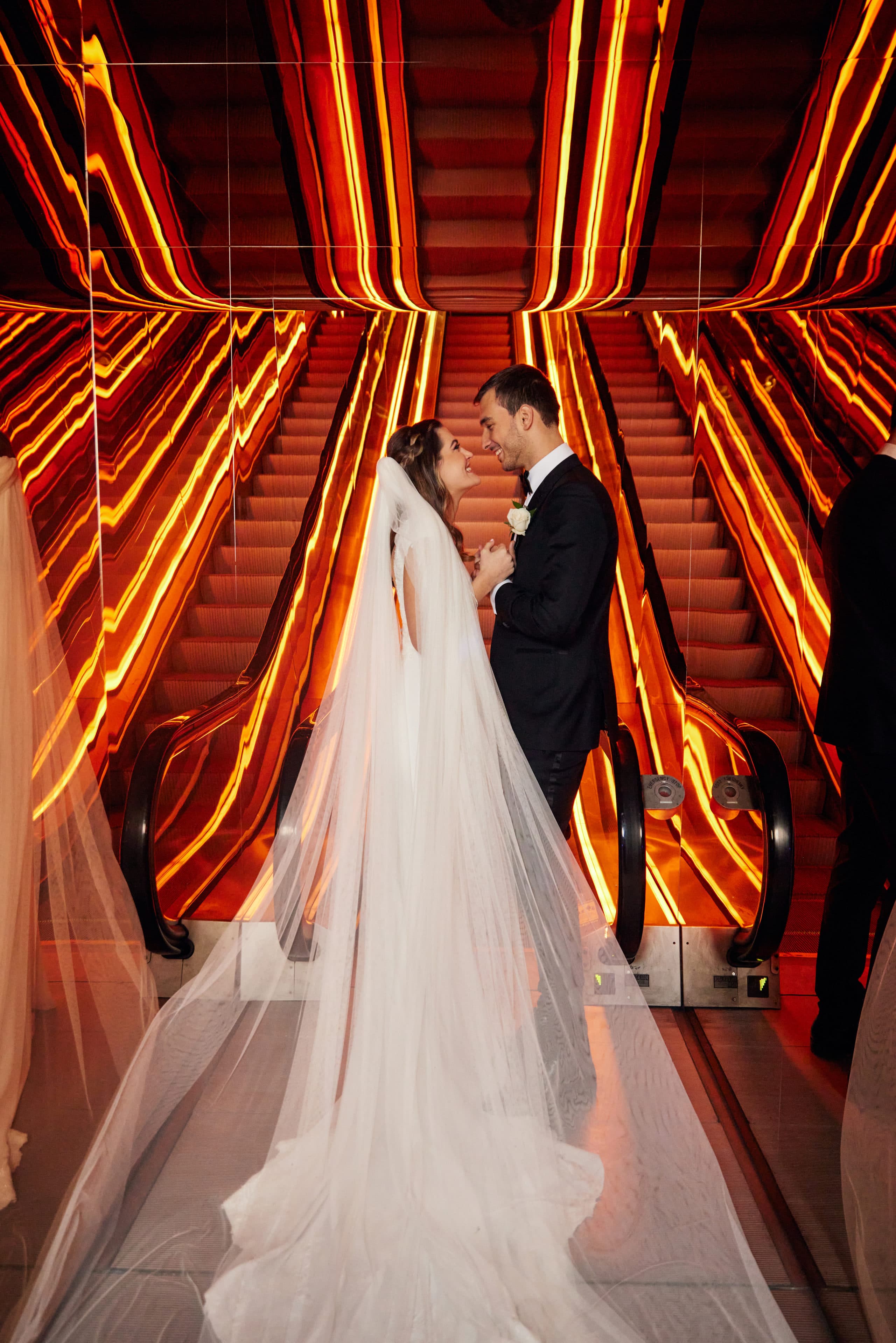 Couple wedding portraits the public hotel