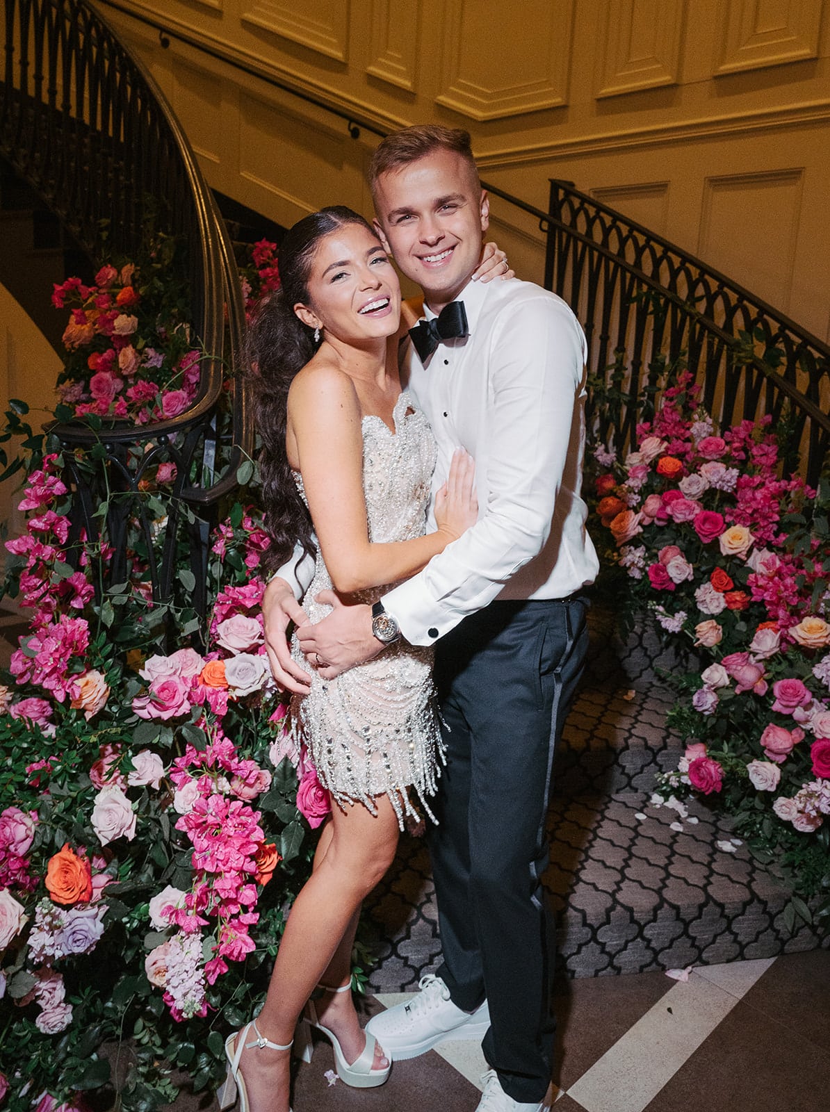 A Stunningly Bold and Beautiful Wedding at Florentine Gardens